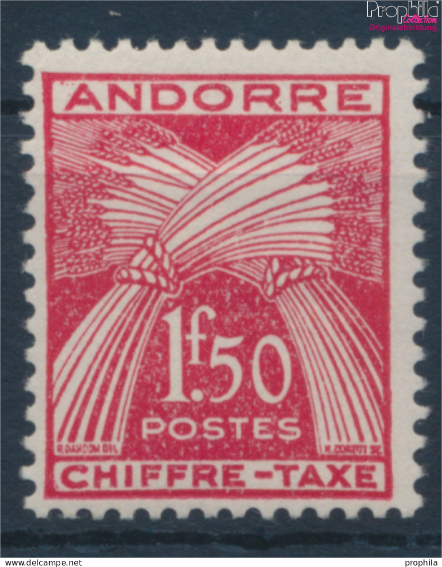 Andorra - Französische Post P25 Mit Falz 1943 Portomarken (10363009 - Ungebraucht