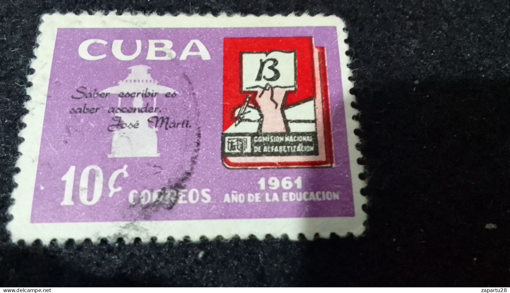 CUBA- 1950--65-  10 C.    DAMGALI - Gebruikt