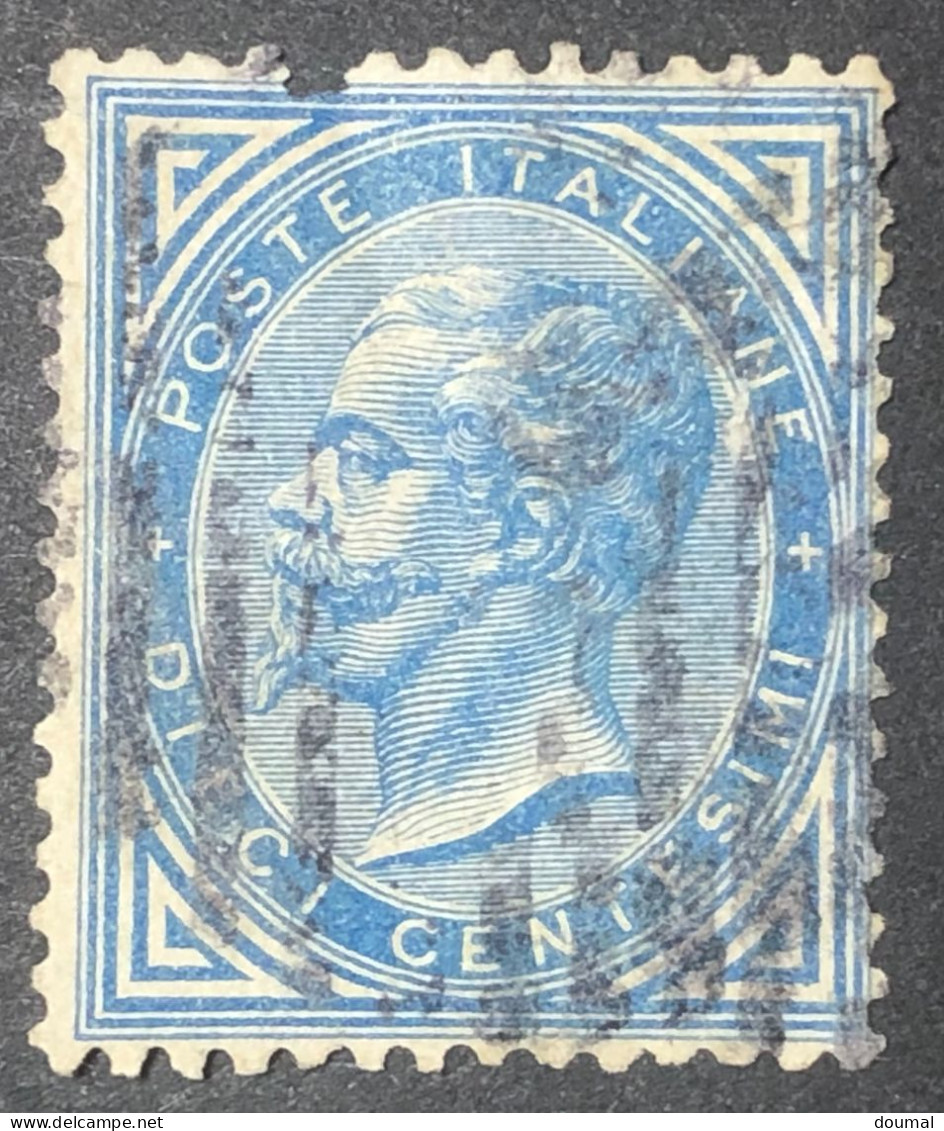 EFFIGIE DE VITTORIO EMANUELE II 10 CENTS 1877 - Usados