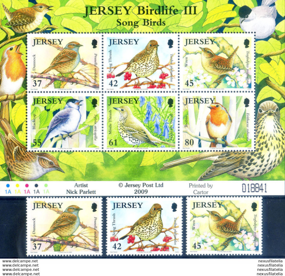 Fauna. Uccelli 2009. - Jersey