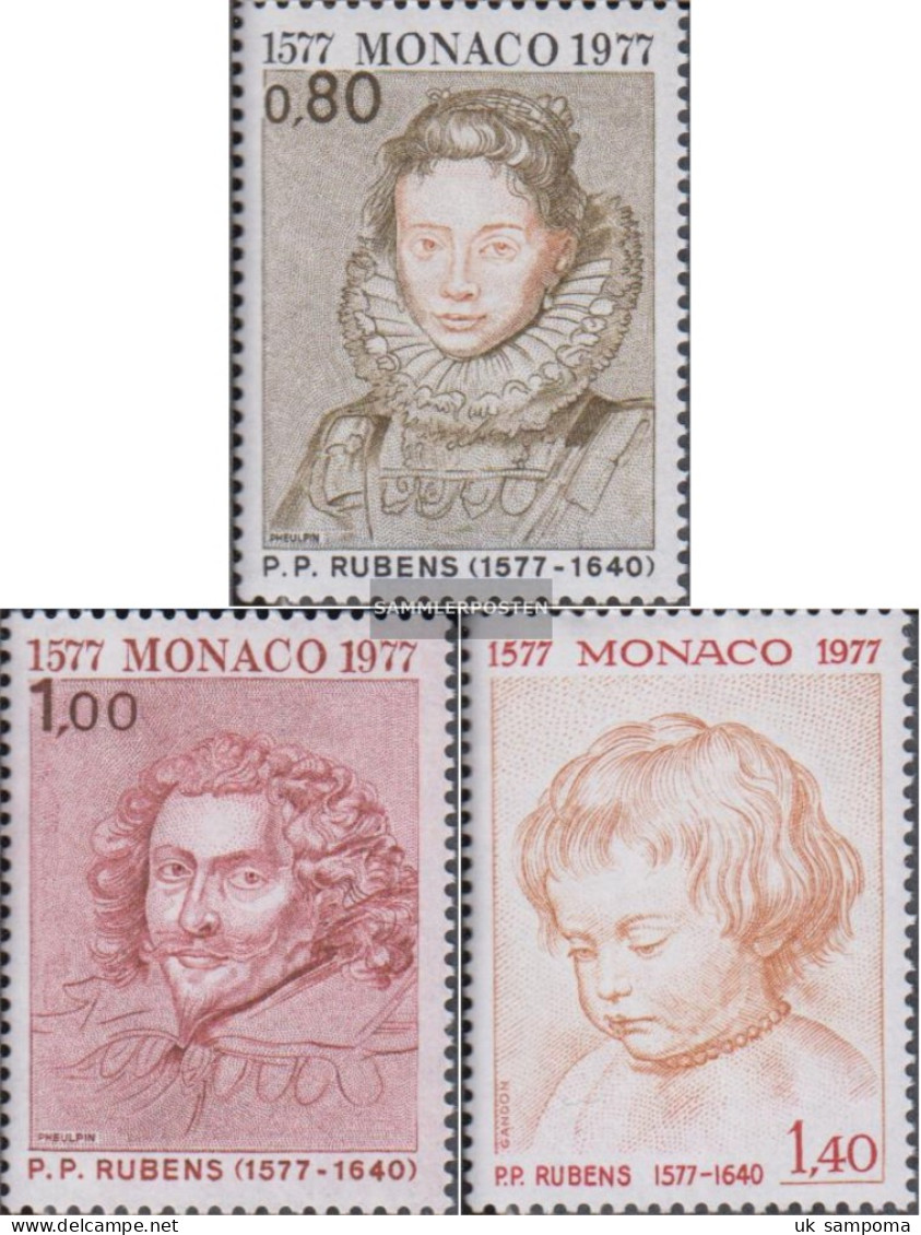 Monaco 1270-1272 (complete Issue) Unmounted Mint / Never Hinged 1977 Peter Paul Rubens - Nuovi