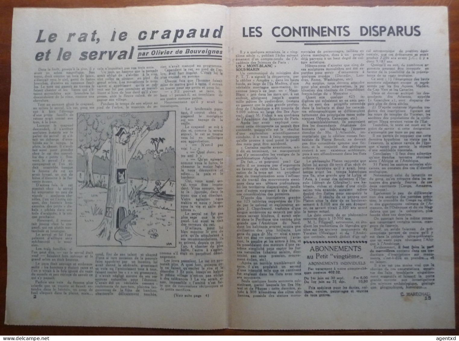 TINTIN – PETIT VINGTIEME – PETIT XX - N°25 Du 20 JUIN 1935 - LOTUS BLEU - Tintin