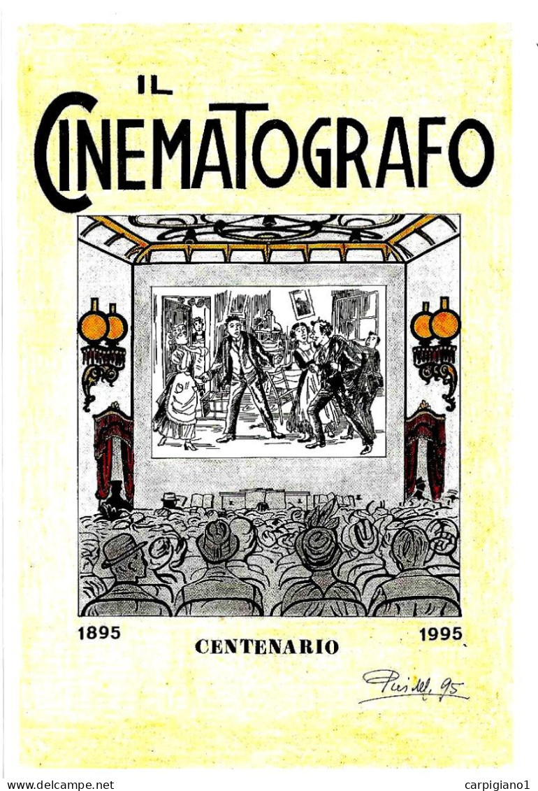 ITALIA ITALY -1995 TORVAIANICA (Roma) Carovana Cent. Cinema (proiettore) Su Cartolina CENT. CINEMATOGRAFO - 8335 - 1991-00: Poststempel