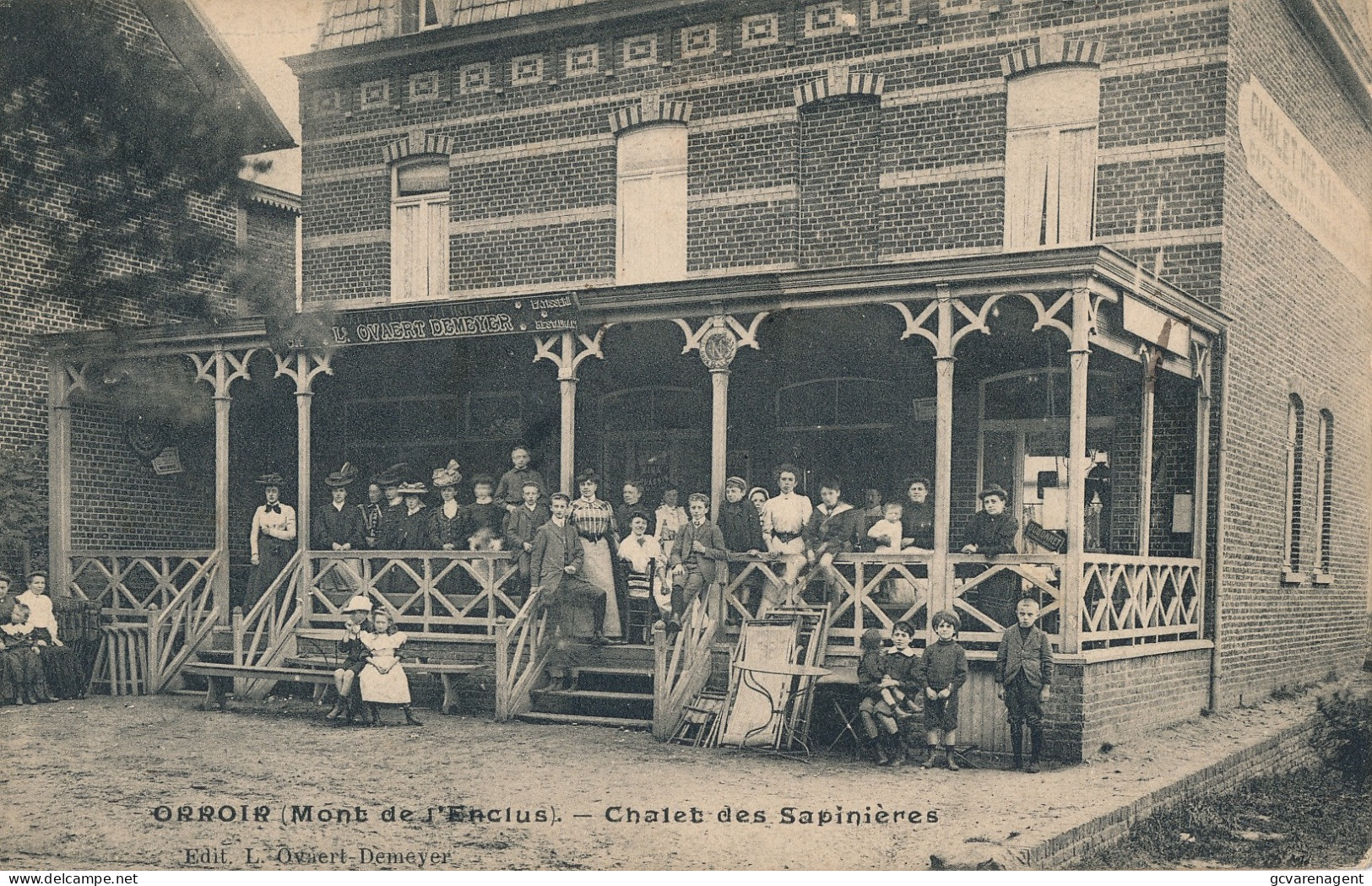 ORROIR  MONT DE L'ENCLUS  CHALET DES SAPINIERES        ZIE  SCANS - Mont-de-l'Enclus