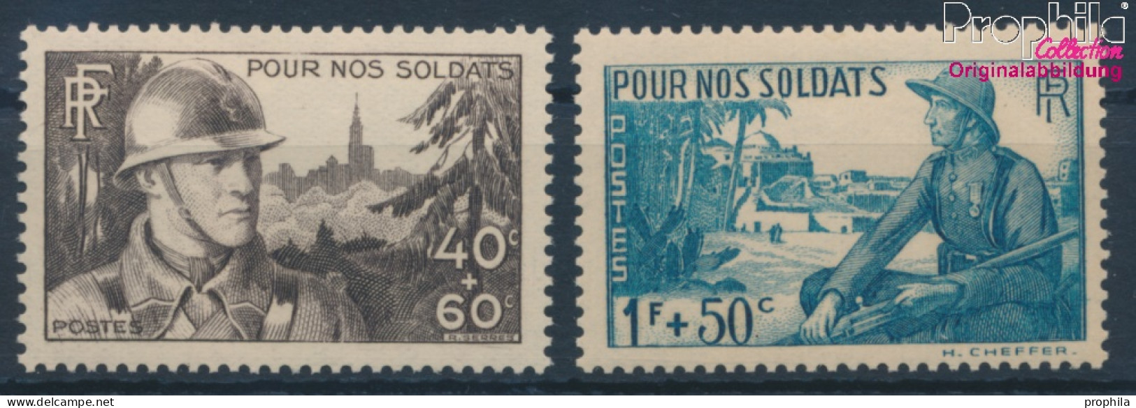 Frankreich 464-465 (kompl.Ausg.) Postfrisch 1940 Unsere Soldaten (10354726 - Unused Stamps