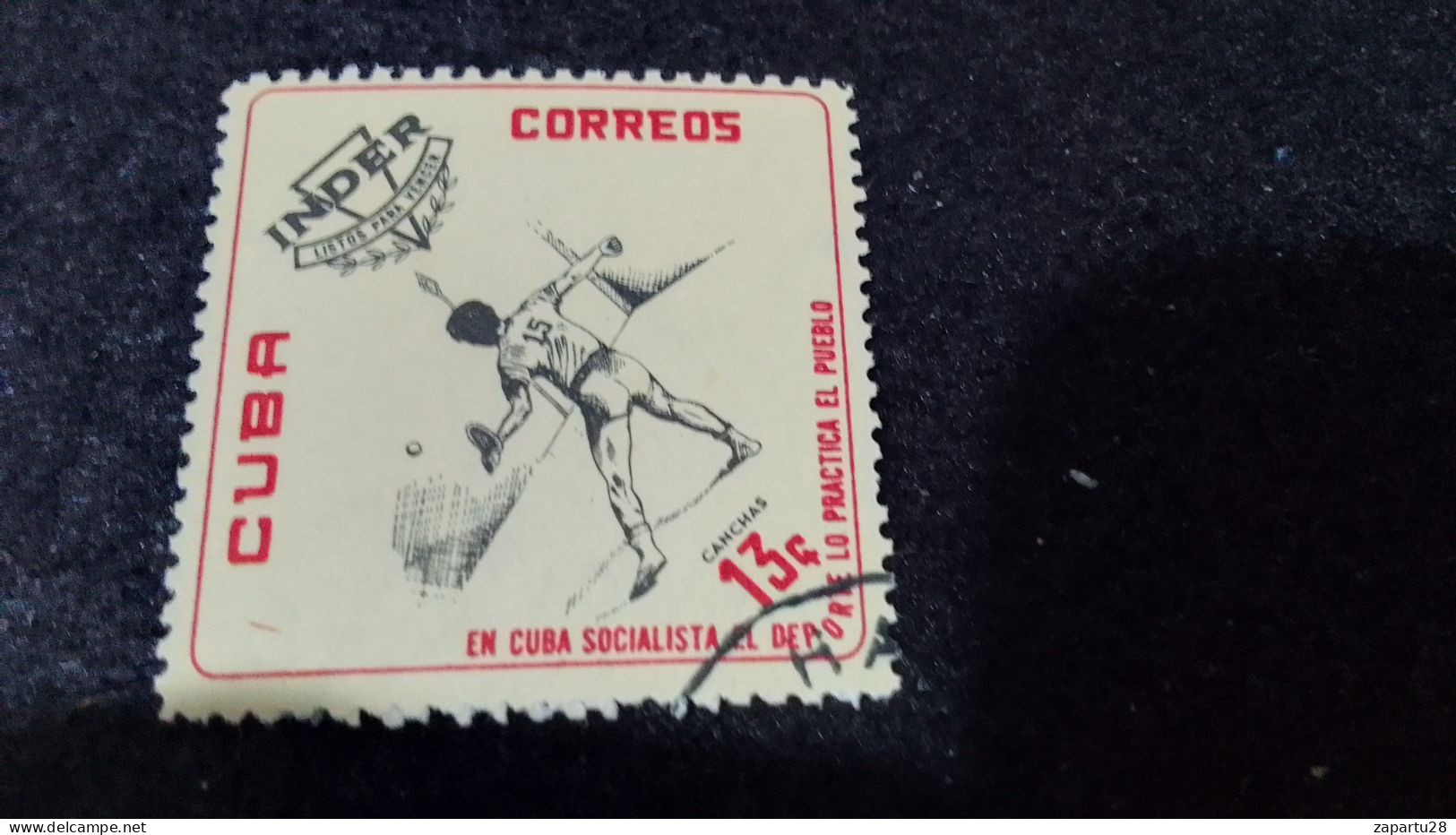 CUBA- 1950--65- 13 C.    DAMGALI - Used Stamps