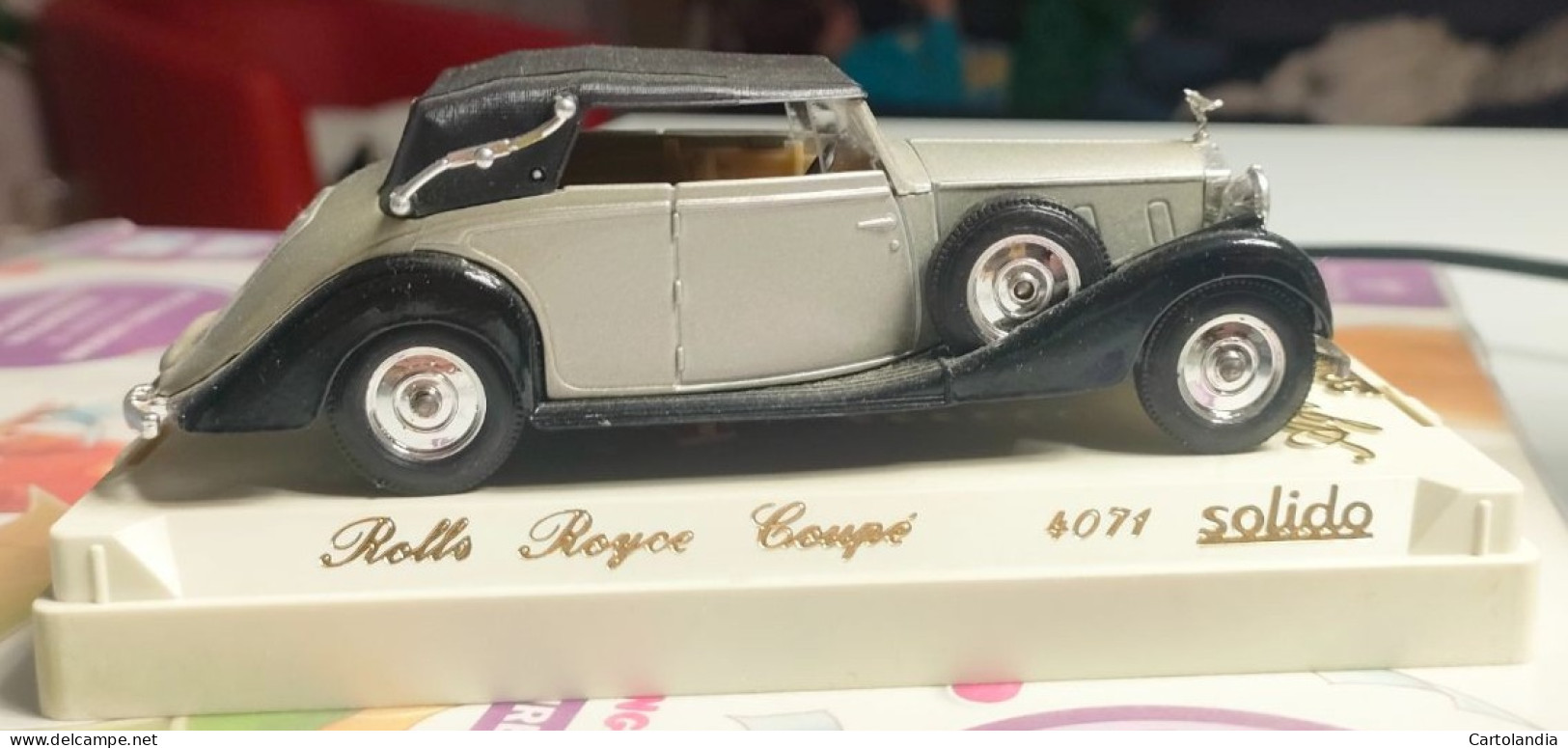SOLIDO AGE D'OR   ROOL ROYCE COUPE      N°4071 - Sonstige & Ohne Zuordnung
