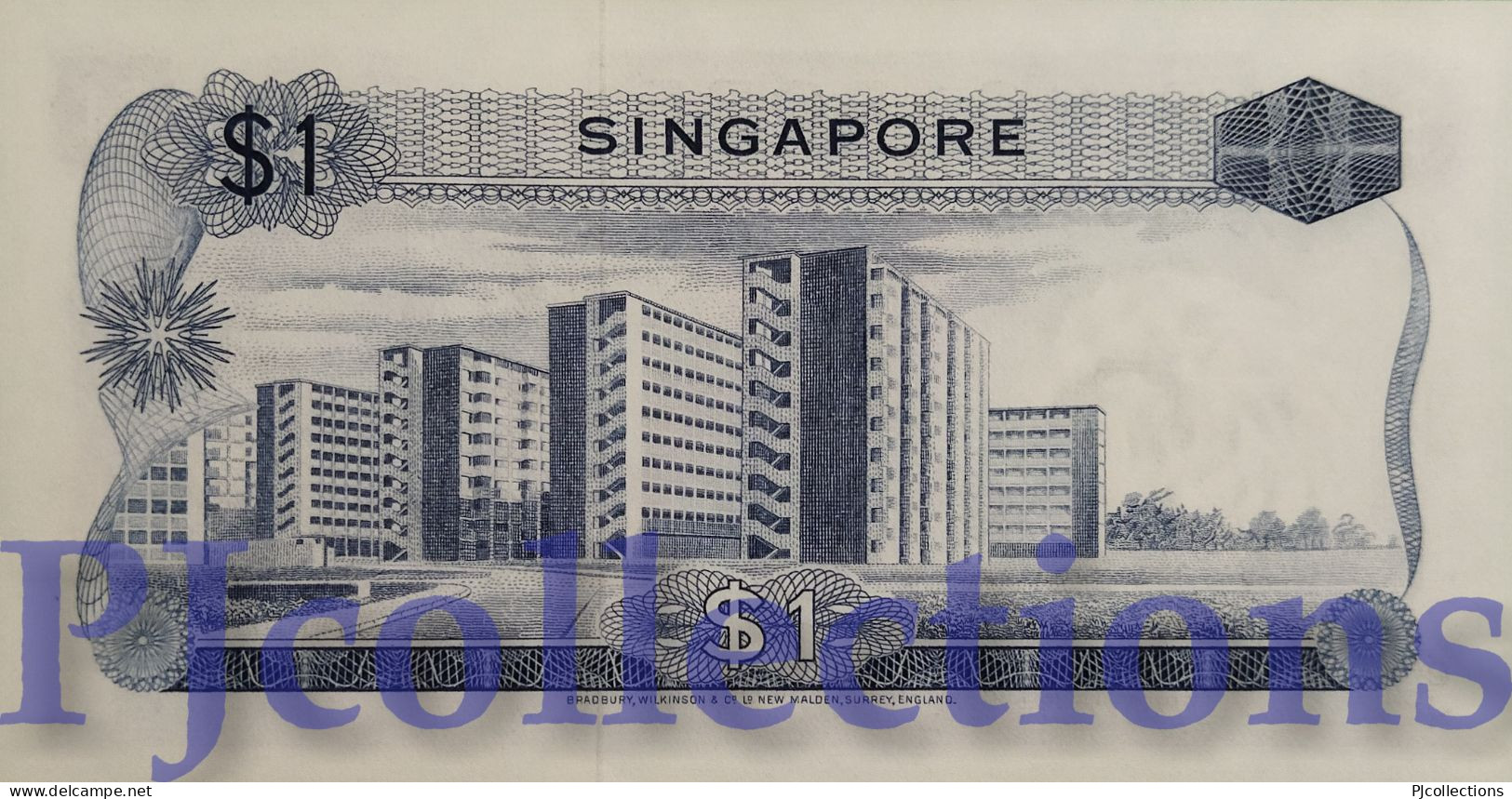 SINGAPORE 1 DOLLAR 1967 PICK 1a UNC - Singapour