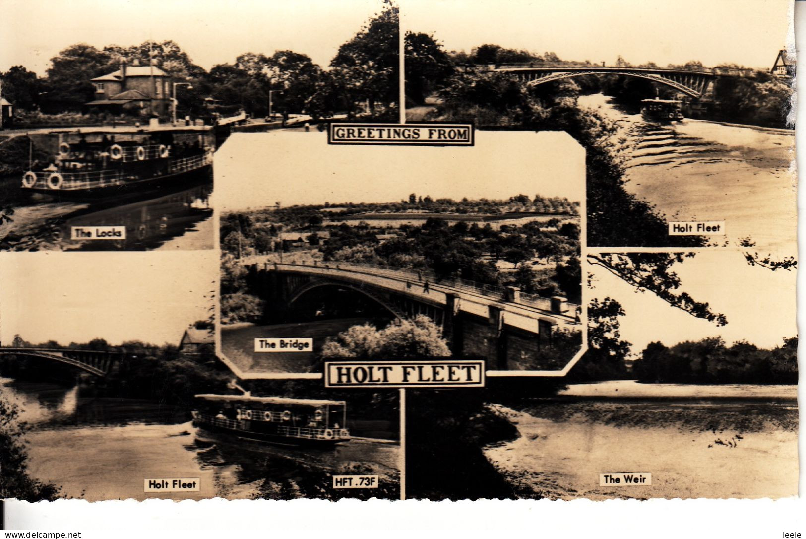 CM35. Vintage Friths Postcard.  Multiview.  Holt Fleet, Worcestershire - Autres & Non Classés