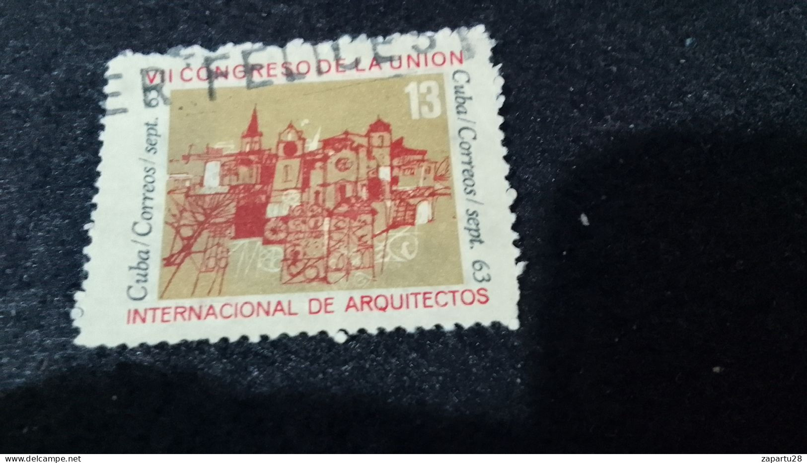 CUBA- 1950--65- 13 C.    DAMGALI - Oblitérés