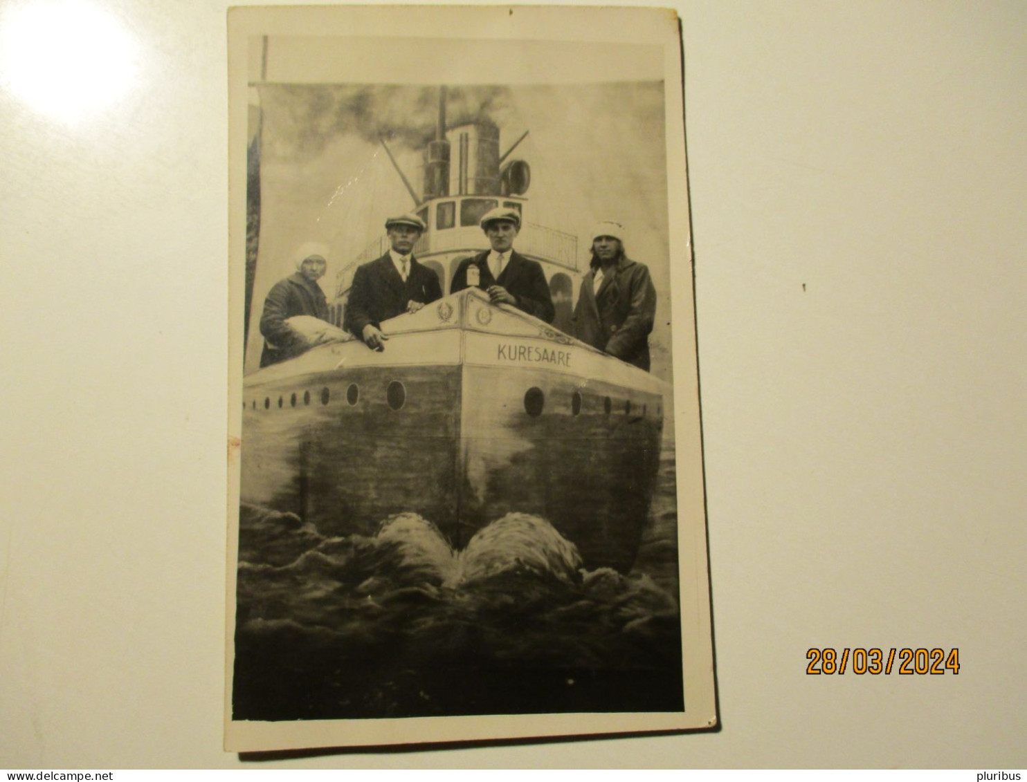 PHOTO MONTAGE ,  MEN AND WOMEN WITH BOTTLE OF WINE ON SHIP   , 12-12 - Anonymous Persons