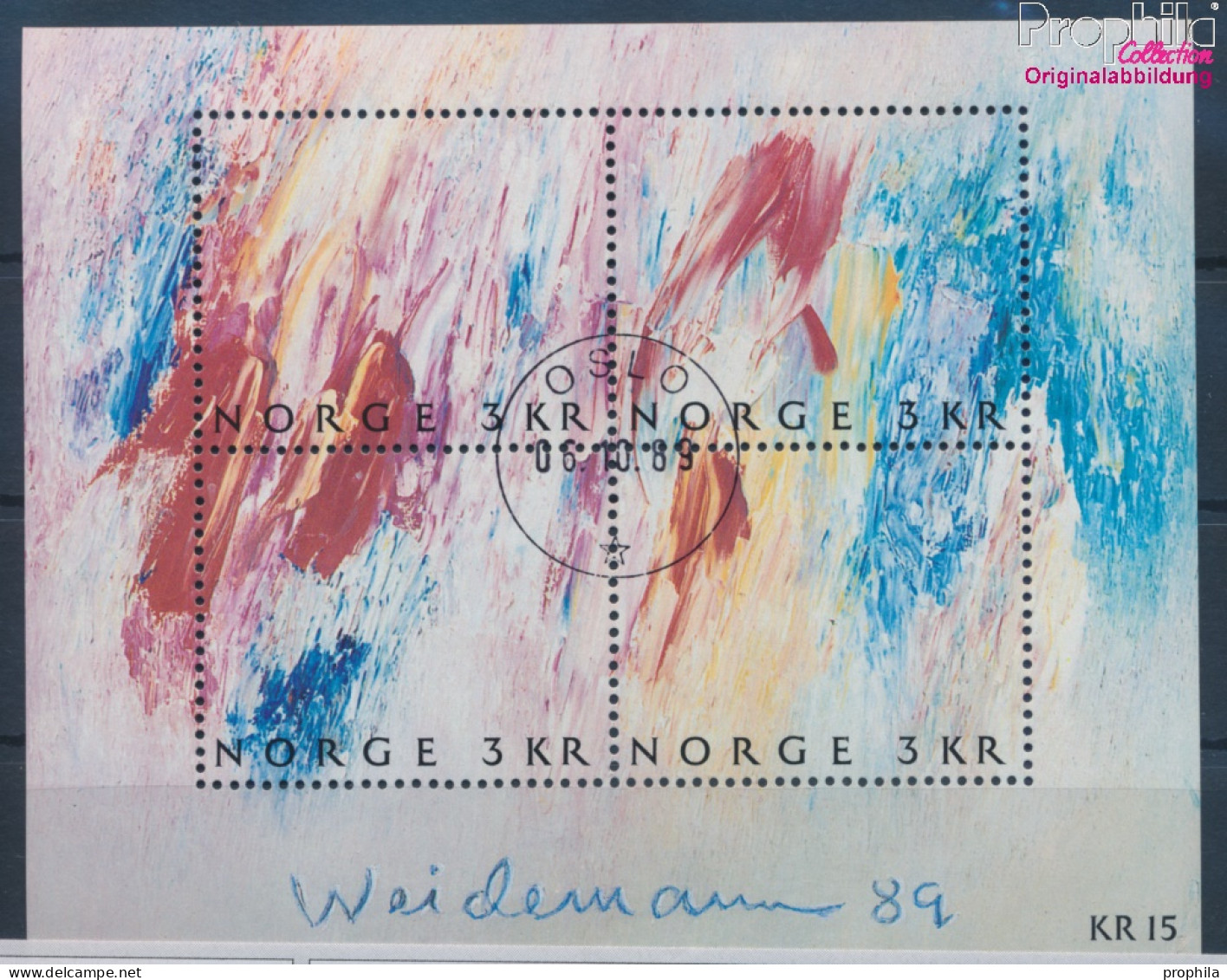 Norwegen Block11 (kompl.Ausg.) Gestempelt 1989 Gemälde (10343748 - Used Stamps