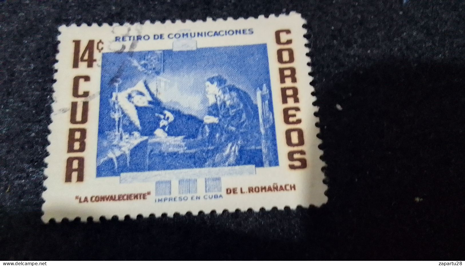 CUBA- 1950--65- 14 C.    DAMGALI - Usados