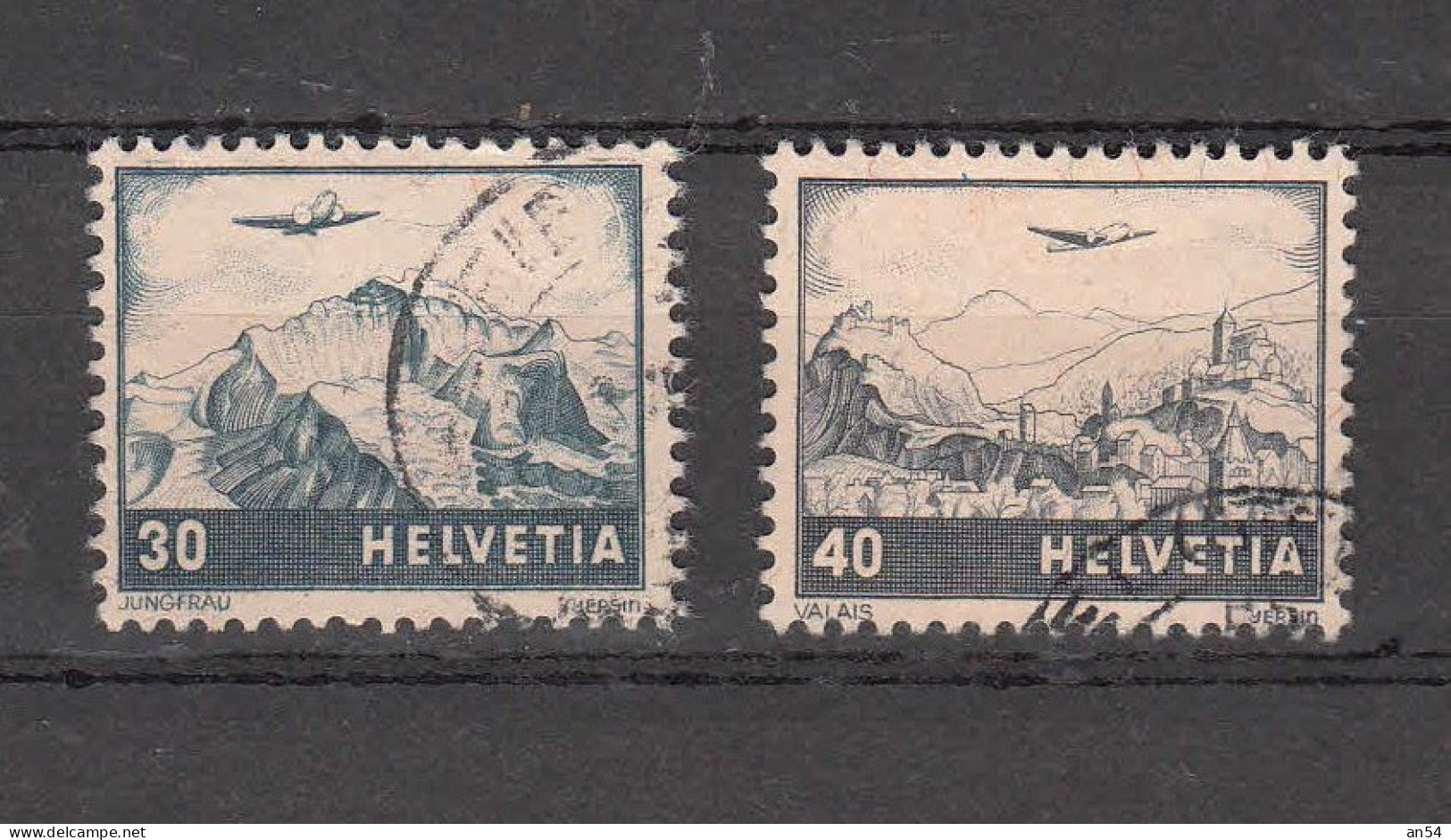 1948  PA   N° F43 - F44  OBLITERES    COTE 25.00   CATALOGUE   SBK - Usati