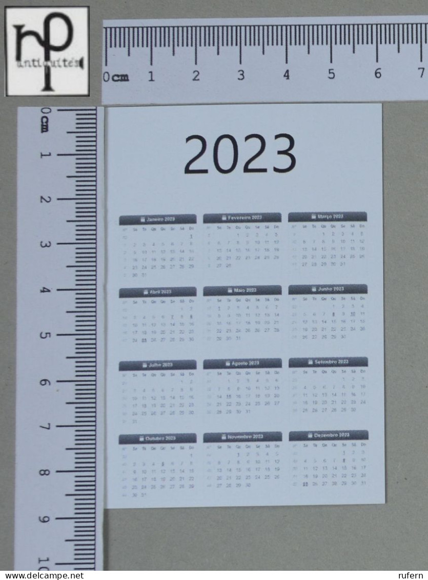 CALENDARS  - COGUMELOS - 2023 - 2 SCANS  - (Nº58749) - Klein Formaat: 2001-...