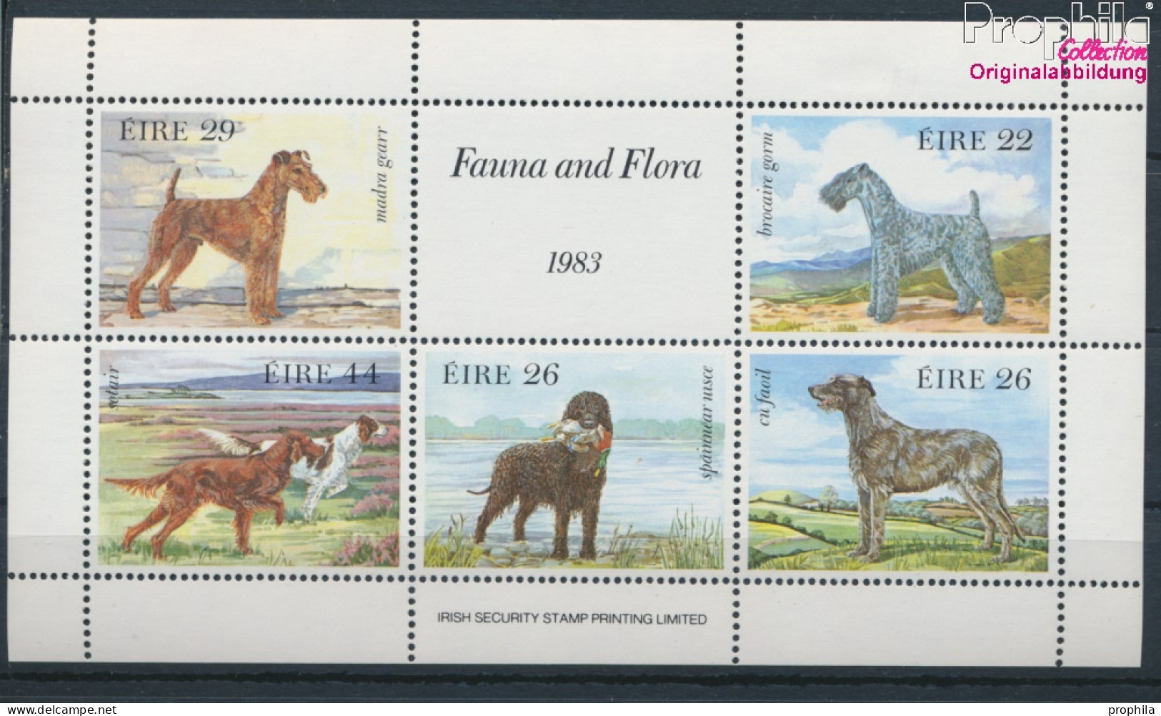 Irland Block4 (kompl.Ausg.) Postfrisch 1983 Hunde (10348093 - Nuovi