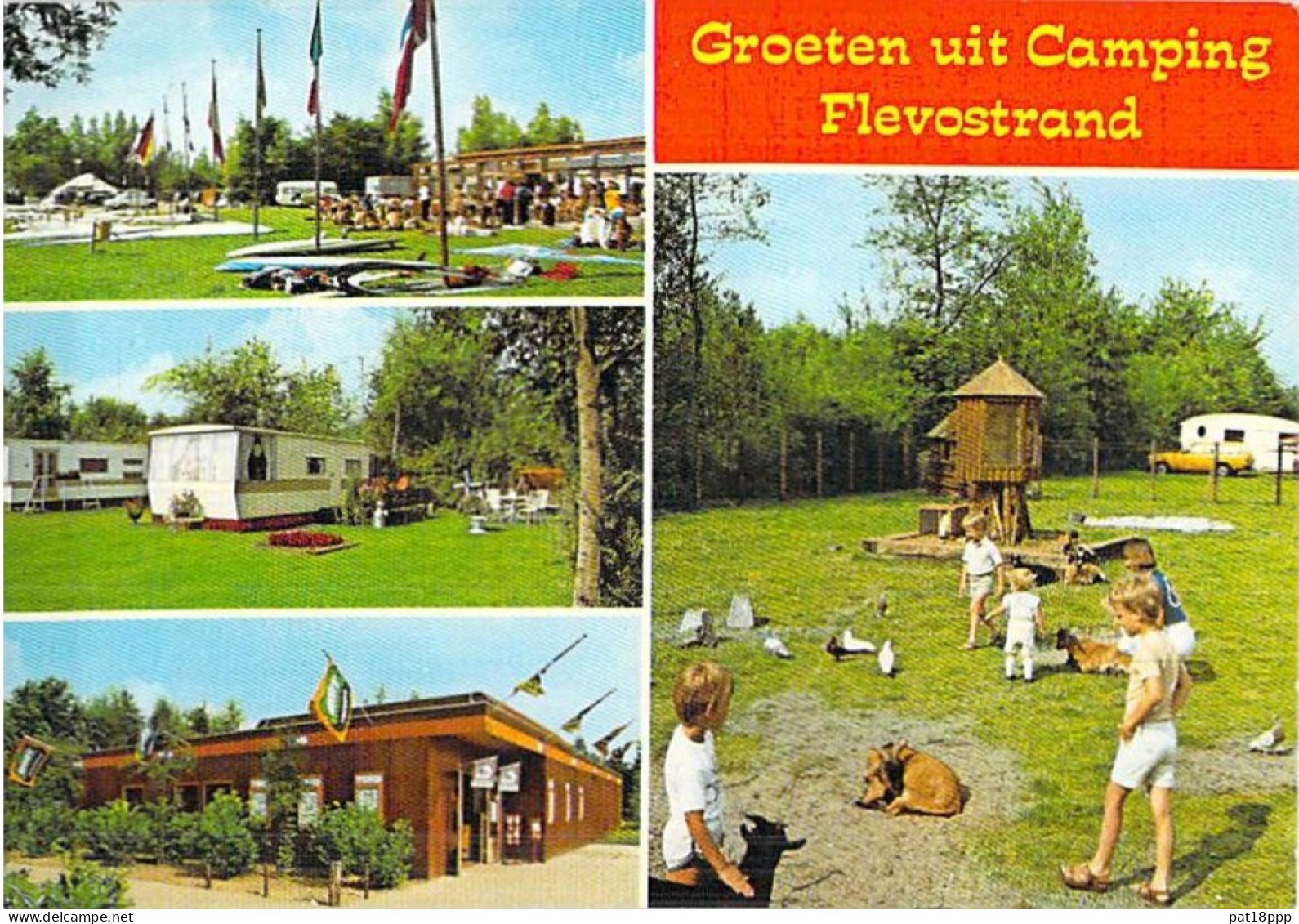 FRANCE - Lot de 50 CPSM-CPM : CAMPING Europe (hors France) dont 13 Netherlands Pays Bas (0.10 € / carte)