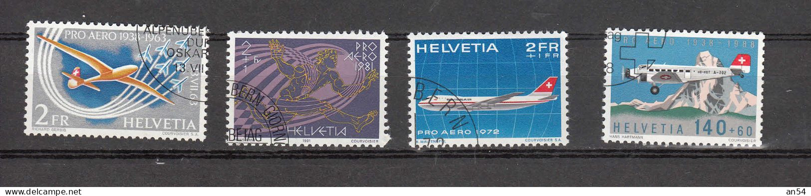 1963/88  PA   N° F46 - F 47 - F48 - F49  OBLITERES    COTE 10.00   CATALOGUE   SBK - Usati