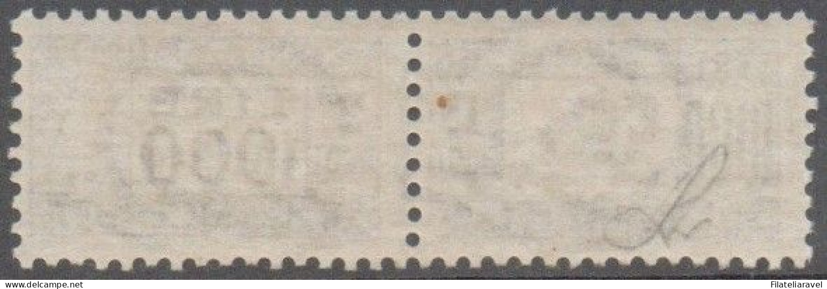 Italia Repubblica - 1954 - Pacchi Postali,1000 Lire "Cavallino",dent. 13¼ A Pettine, Ruota II° Capovolta A Sinistra. TL. - Pacchi Postali