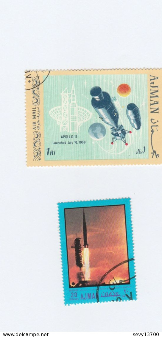 Ajman - Lot De 24 Timbres Espace (22 Timbres Petits Formats) 1973 Mi 2789 à 2796 Et 2677 à 2684 - 1972 2503 à 2507 -603 - Adschman