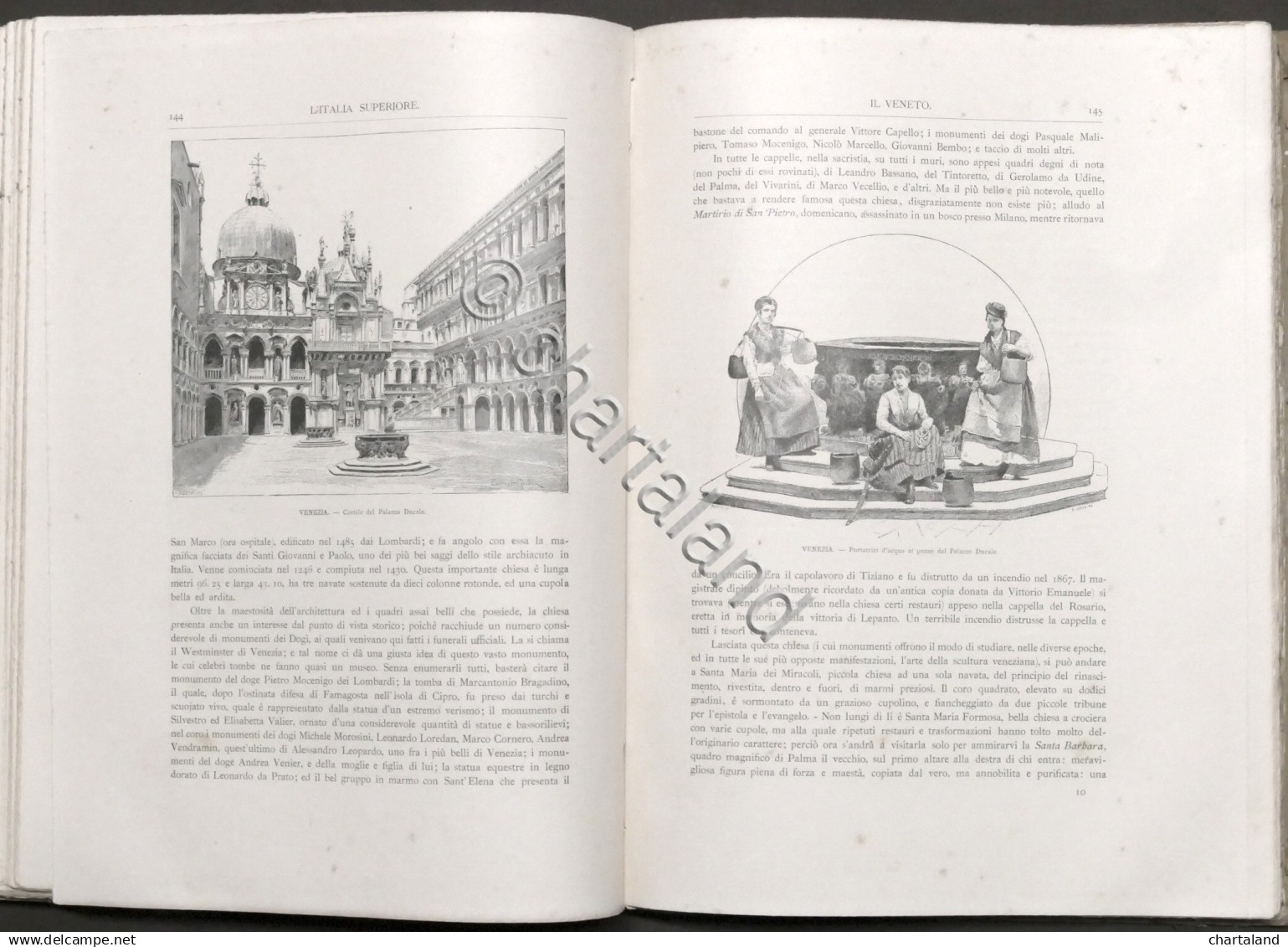 L'Italia Superiore Piemonte Liguria Lombardia Veneto Emilia-Romagna Toscana 1892 - Other & Unclassified