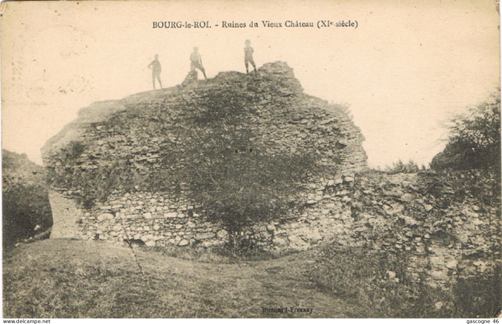 72-053 Bourg-le-Roi - Ruines Du Vieux Château (XIe Siècle) Bizouard-Fresnay - Other & Unclassified