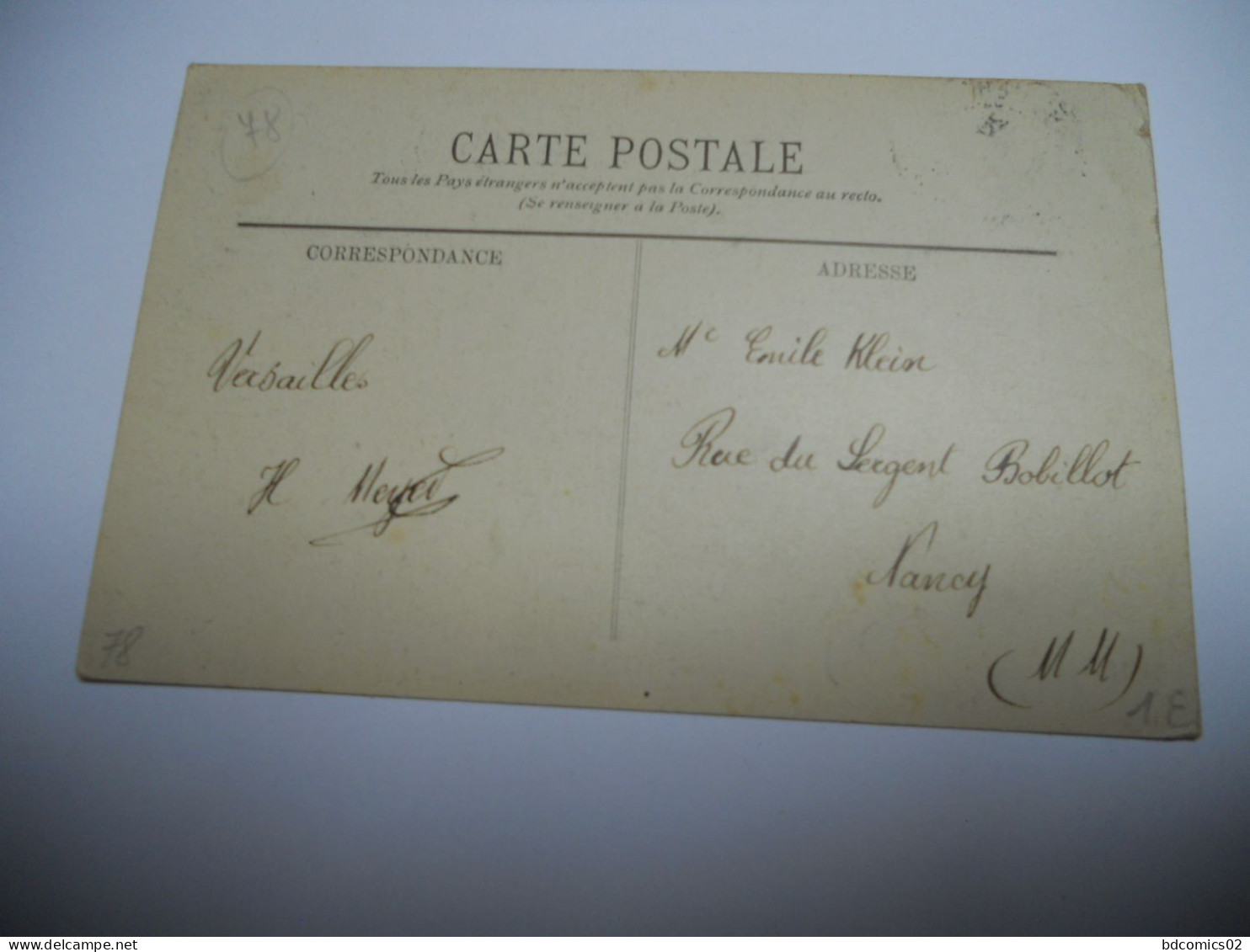 DEP 78 YVELINES CARTE ANCIENNE EN N/BL DE 1911  VERSAILLES  LE PETIT TRIANON LE HAMEAU DE MARIE ANTOINETTE LA MAISON DU - Versailles (Château)