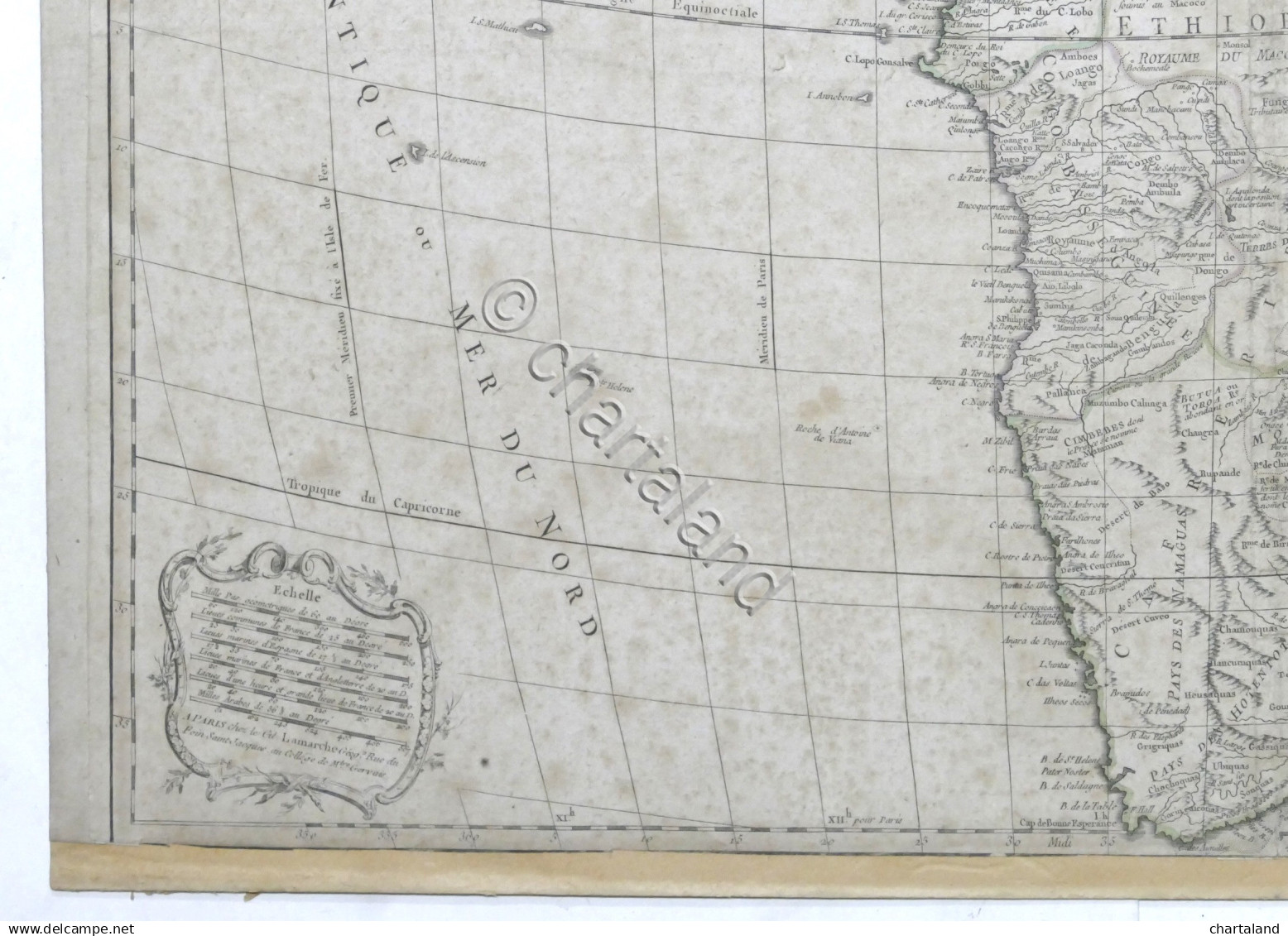 Carta Geografica  Afrique Divisée En Ses Principaux Empires Et Royaumes - 1795 - Otros & Sin Clasificación