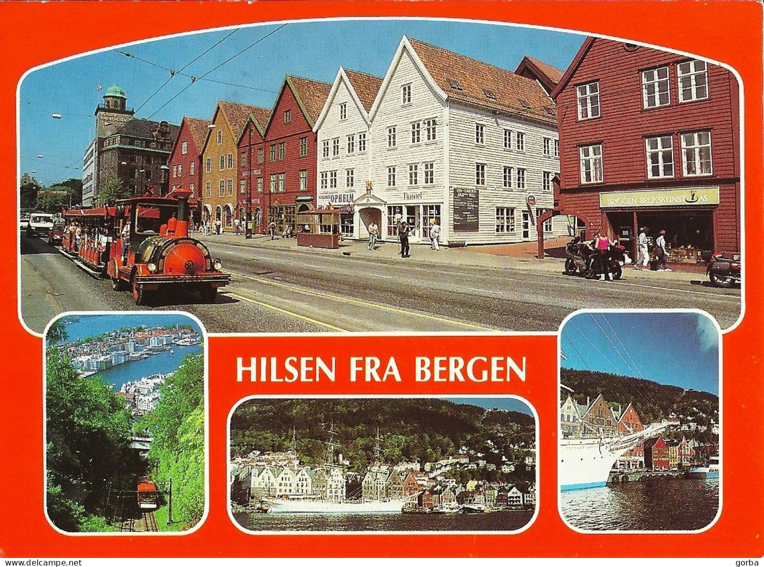 *CPM - NORVEGE -  BERGEN  - Salutations De Bergen - Hilsen Fra Bergen - Multivues - Norway