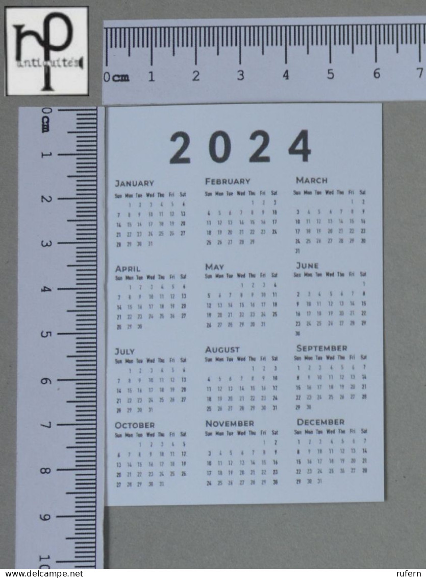 CALENDARS  - COGUMELOS - 2024 - 2 SCANS  - (Nº58756) - Klein Formaat: 2001-...