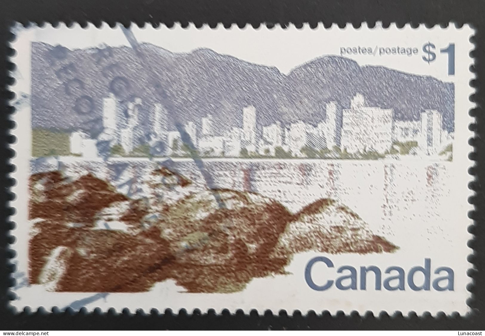 Canada 1973 USED Sc.#599a   1$  Perf. 13.3 Landscape - Used Stamps