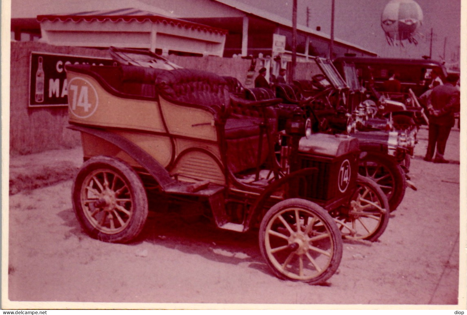 Photographie Photo Vintage Snapshot Amateur Automobile Voiture Tacot  - Auto's