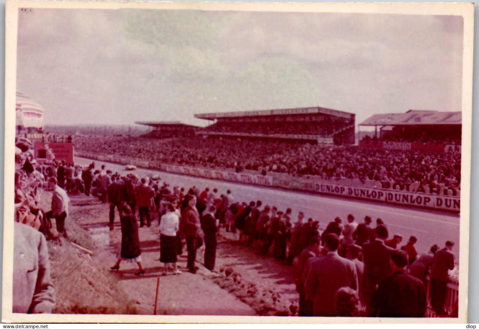 Photographie Photo Vintage Snapshot Amateur Automobile Voiture Circuit Course  - Cars