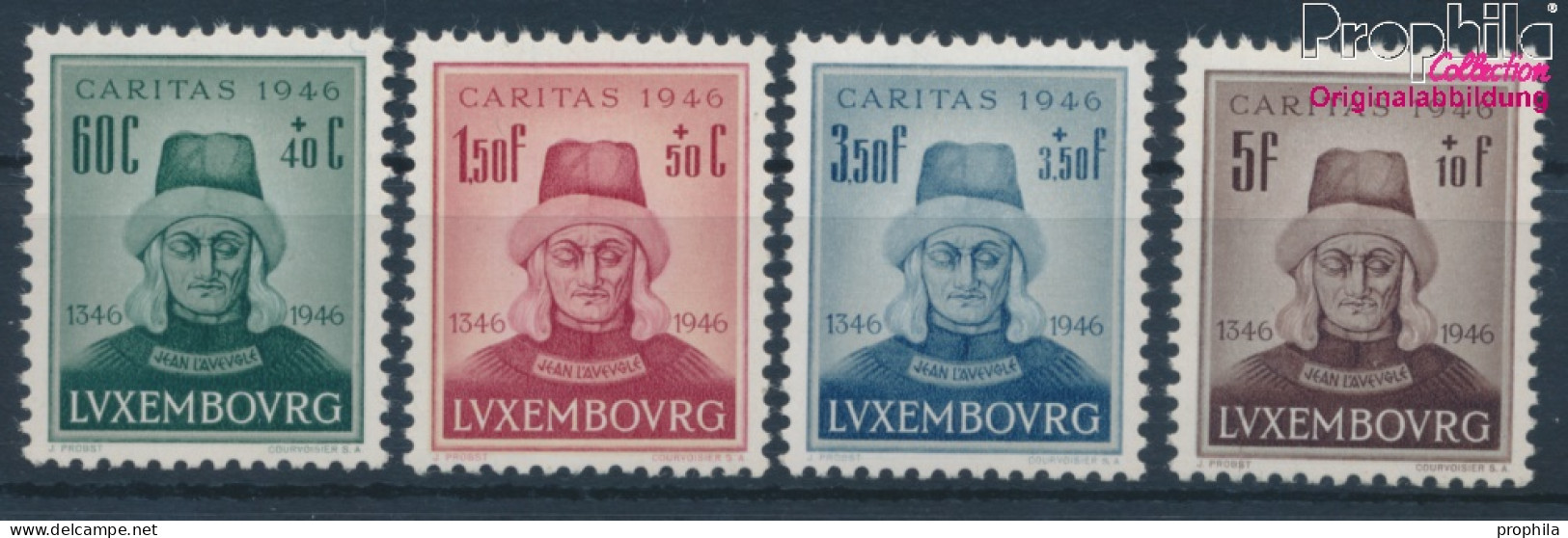 Luxemburg 413-416 (kompl.Ausg.) Postfrisch 1946 Johann Der Blinde (10363252 - Ongebruikt