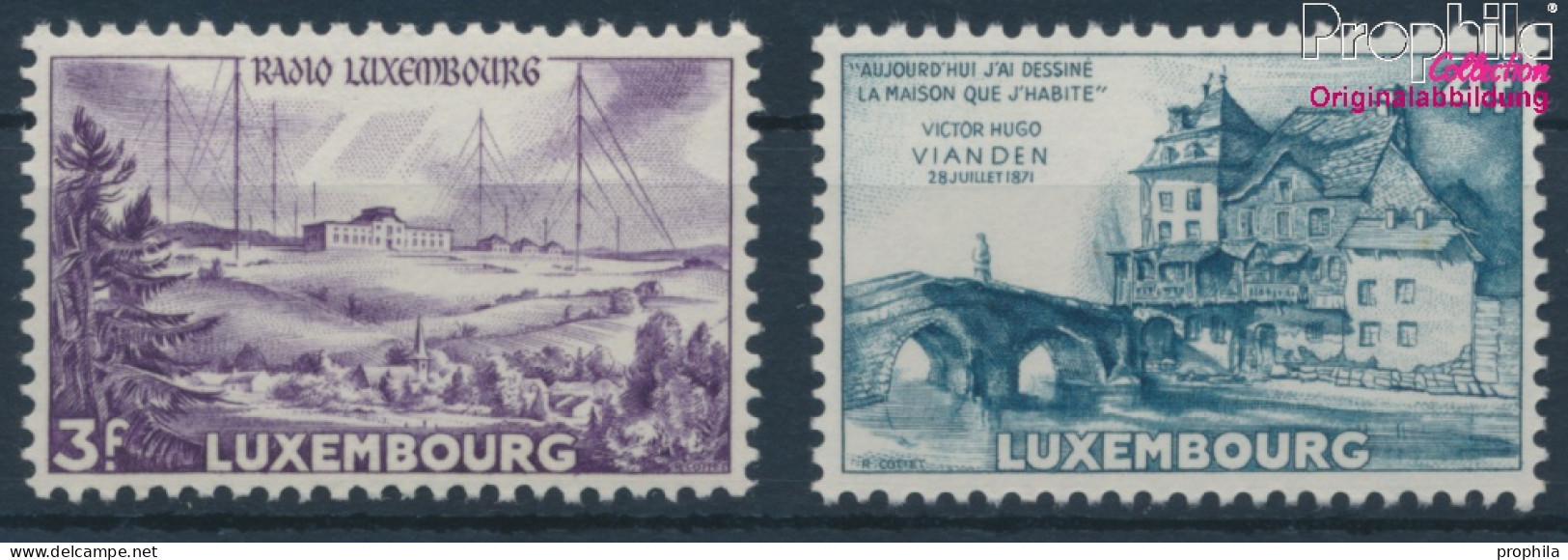 Luxemburg 512-513 (kompl.Ausg.) Postfrisch 1953 Freimarken: Ansichten (10363253 - Unused Stamps