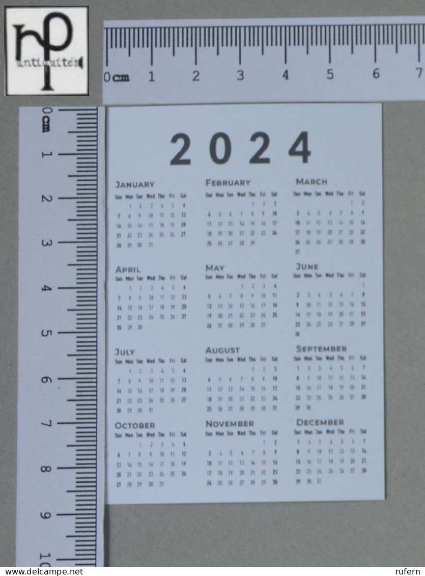 CALENDARS  - COGUMELOS - 2024 - 2 SCANS  - (Nº58758) - Klein Formaat: 2001-...