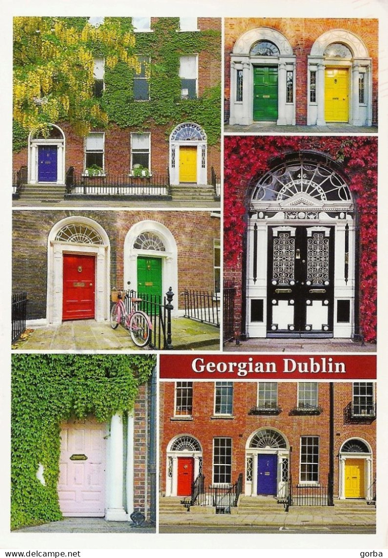 *CPM - IRLANDE - DUBLIN - Georgian Doors - Multivues - Dublin