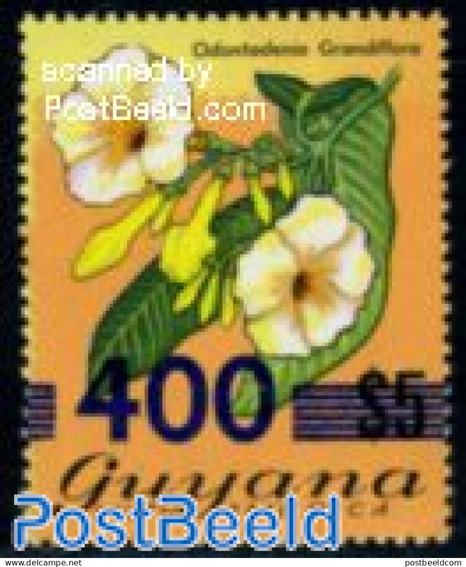Guyana 1983 Stamp Out Of Set, Mint NH, Nature - Flowers & Plants - Guyana (1966-...)
