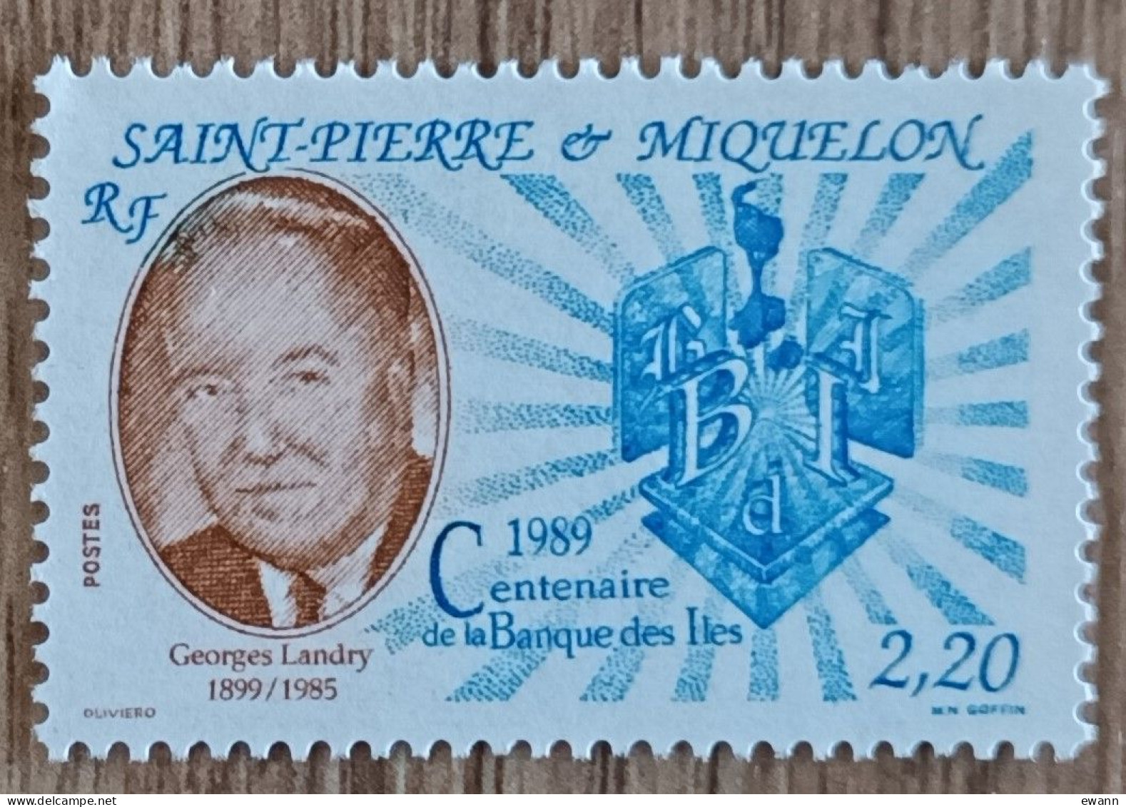 Saint Pierre Et Miquelon - YT N°511 - Banque Des îles - 1989 - Neuf - Ongebruikt