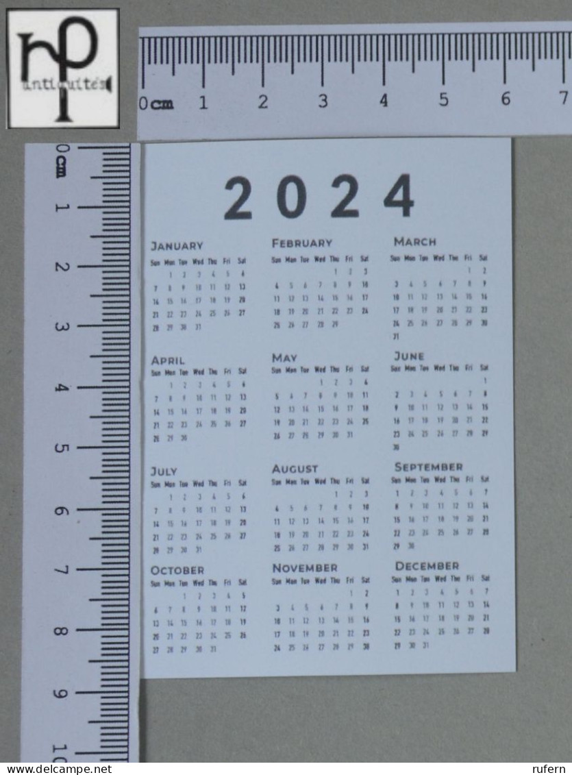 CALENDARS  - COGUMELOS - 2024 - 2 SCANS  - (Nº58759) - Kleinformat : 2001-...