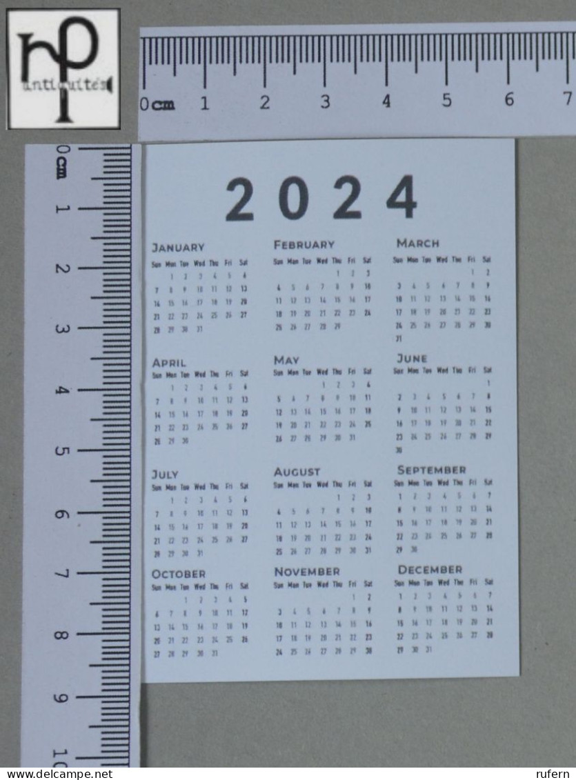 CALENDARS  - COGUMELOS - 2024 - 2 SCANS  - (Nº58759) - Klein Formaat: 2001-...