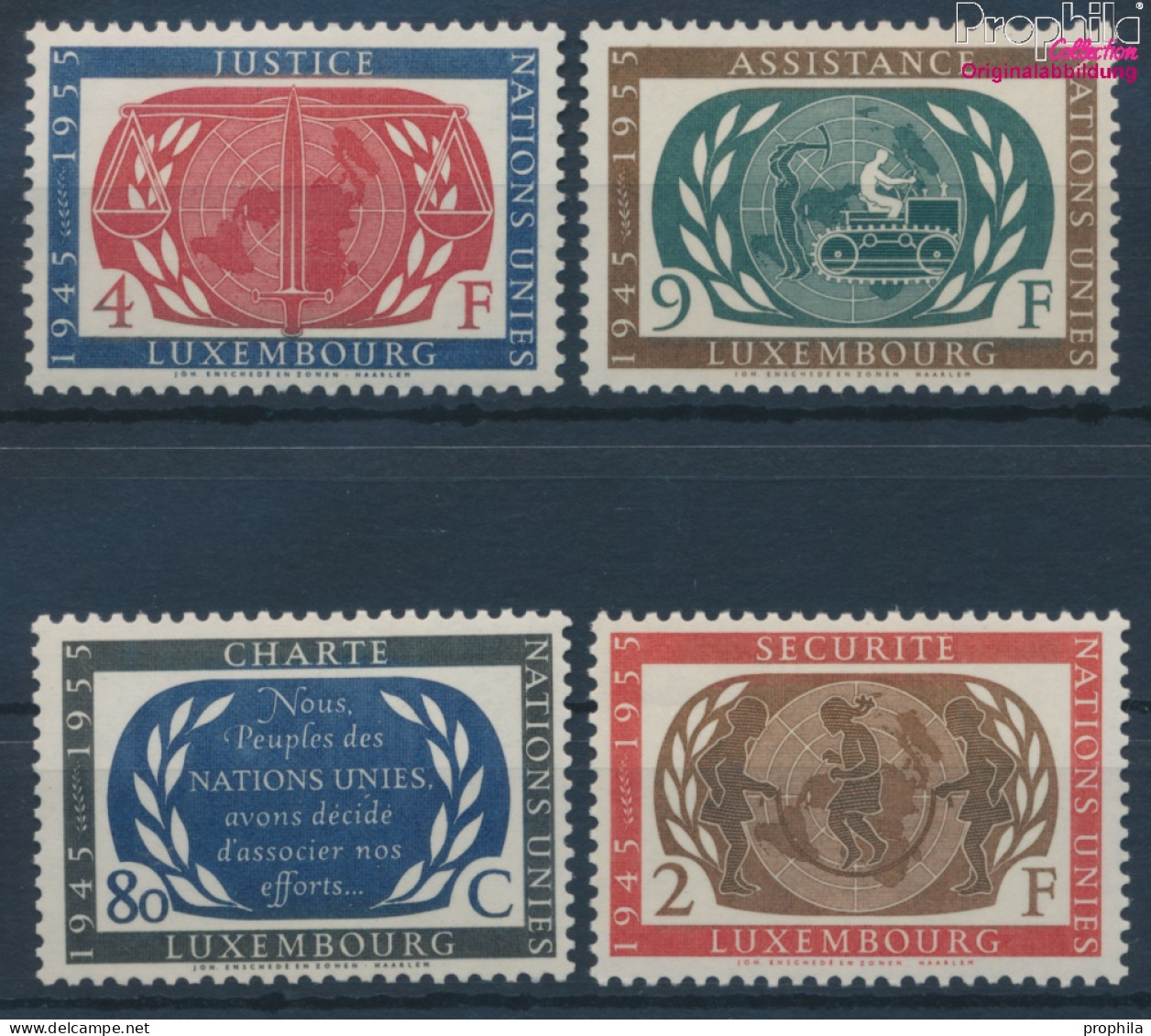 Luxemburg 537-540 (kompl.Ausg.) Postfrisch 1955 Vereinte Nationen (10363241 - Nuovi