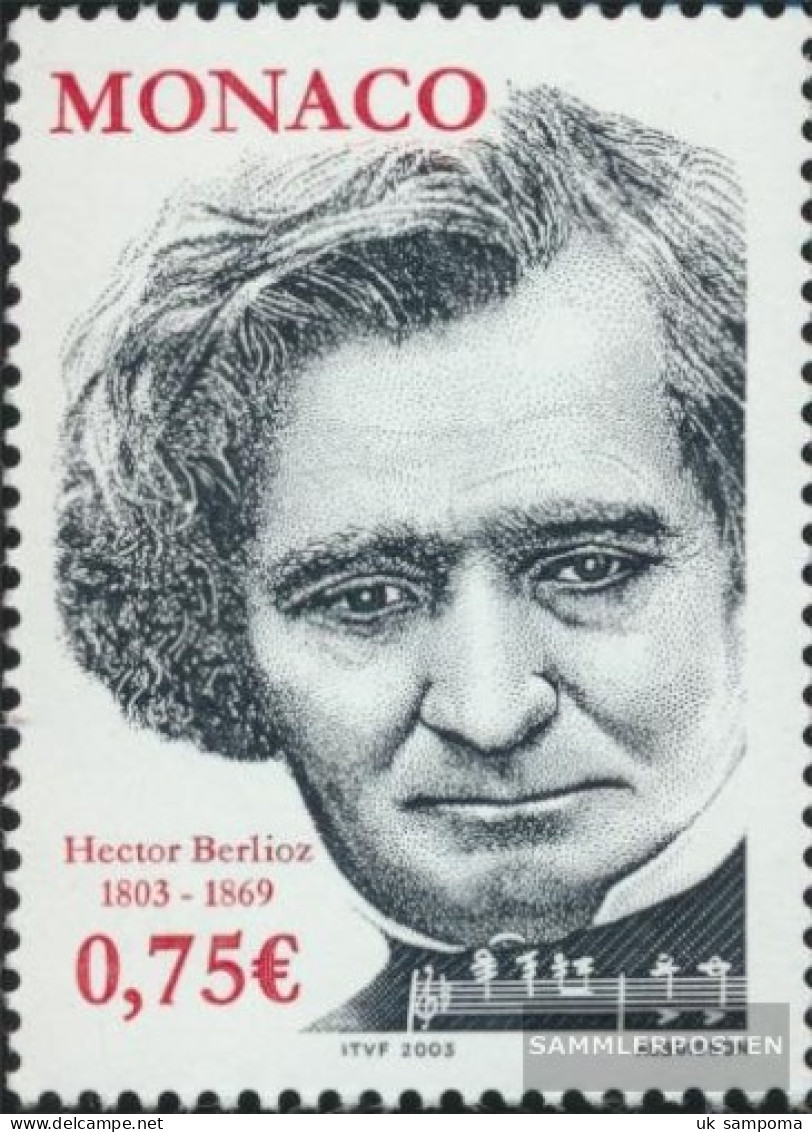 Monaco 2654 (complete Issue) Unmounted Mint / Never Hinged 2003 Hector Berlioz - Unused Stamps