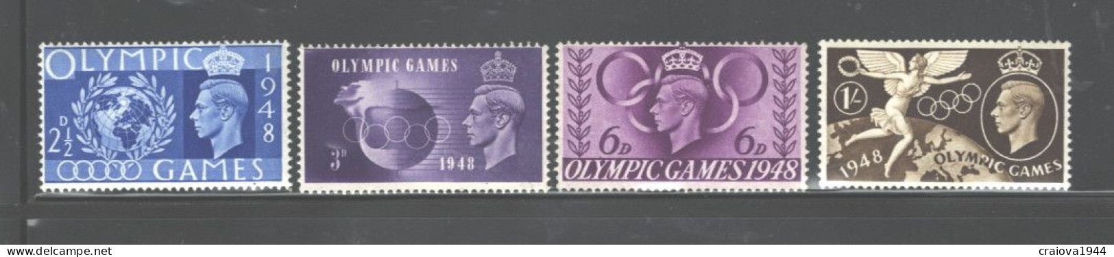 G.BRITAIN  1948 OLIMPIC GAMES #271 - 274 MNH - Ungebraucht