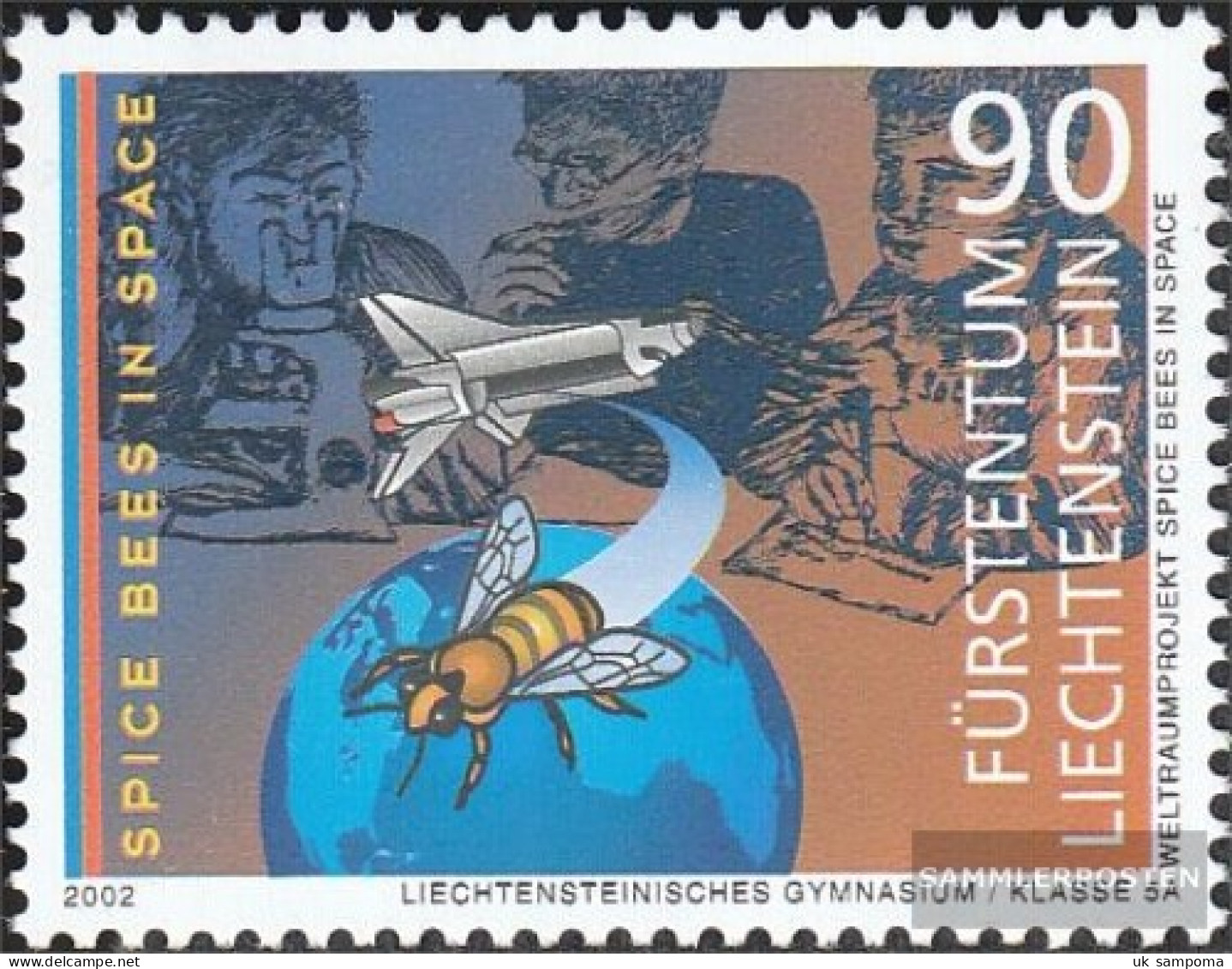 Liechtenstein 1291 (complete Issue) Unmounted Mint / Never Hinged 2002 NASA-Project - Neufs