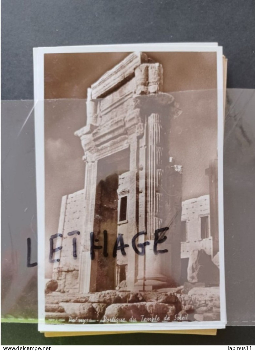 SYRIE PALMYRA PORTIQUE DU TEMPLE DE SOLEIL POSTCARD NEW EARLY 1960 #1/136 - Syria