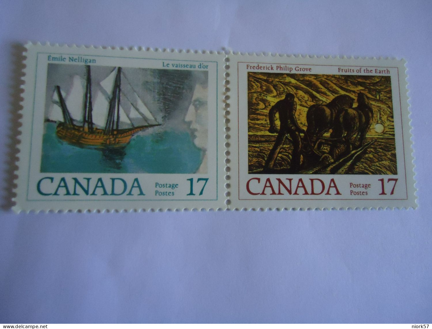 CANADA MNH   2 STAMPS HISTORY  SHIPS - Autres & Non Classés