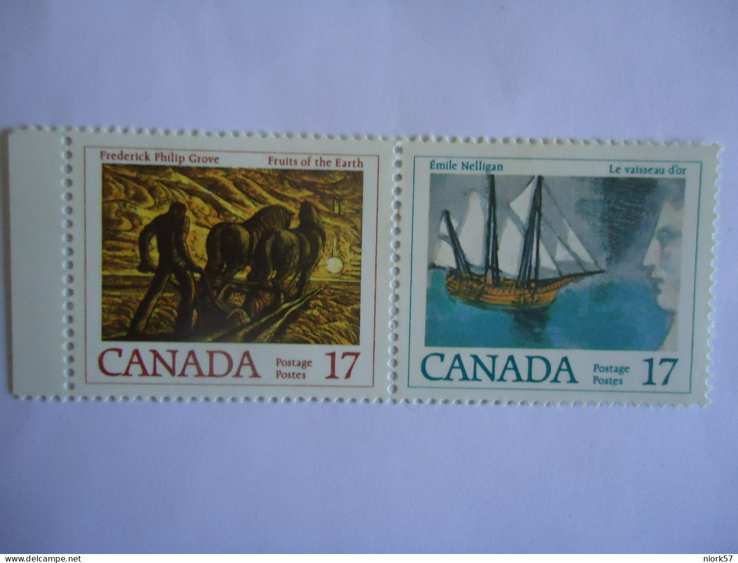 CANADA MNH   2 STAMPS HISTORY  HORSES - Other & Unclassified