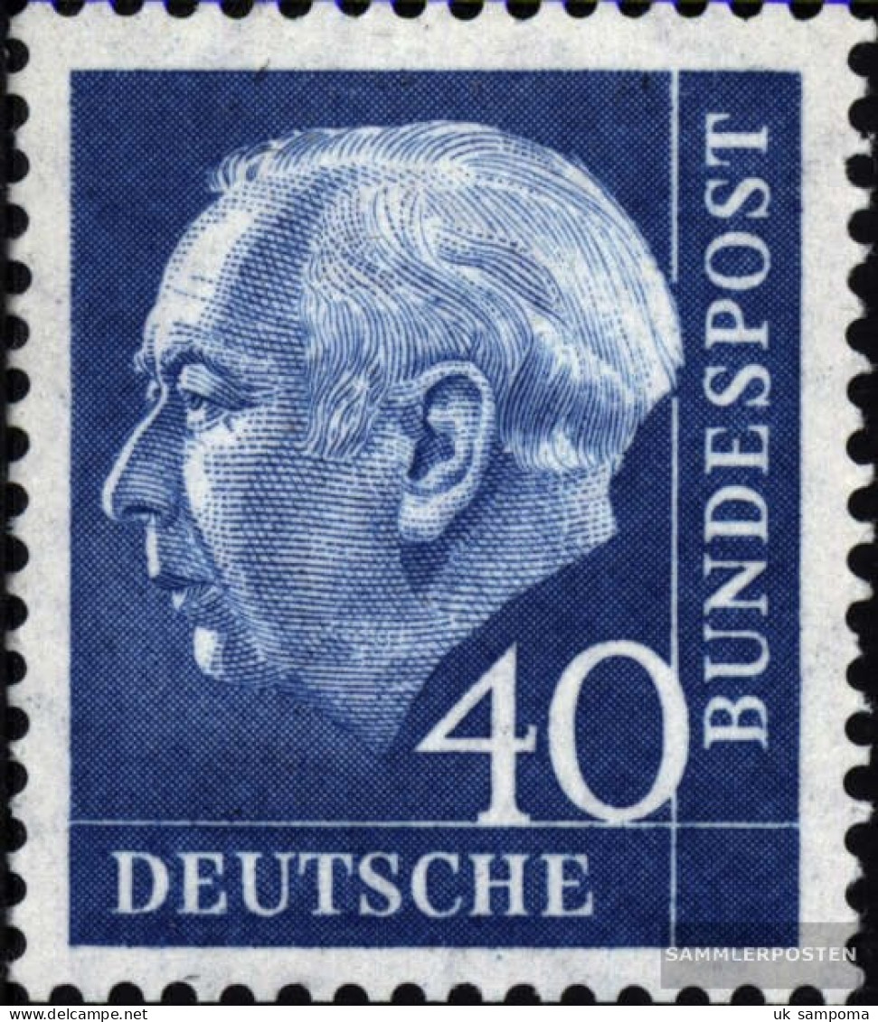 FRD (FR.Germany) 260x V R With Counting Number Ribbed Gumming Unmounted Mint / Never Hinged 1956 Heuss - Nuovi