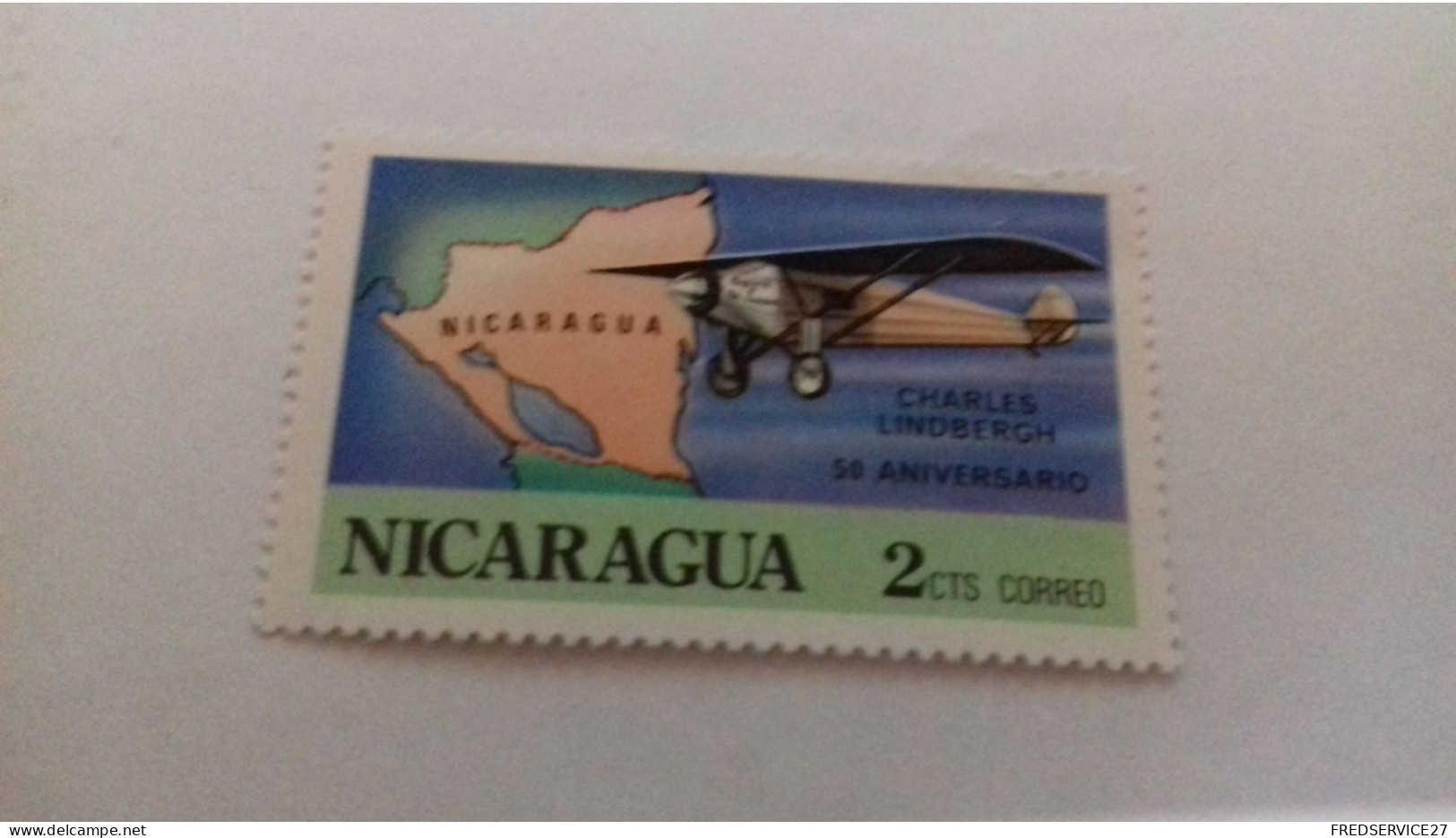 LR / NICARAGUA CHARLES LINDBERGH - Nicaragua